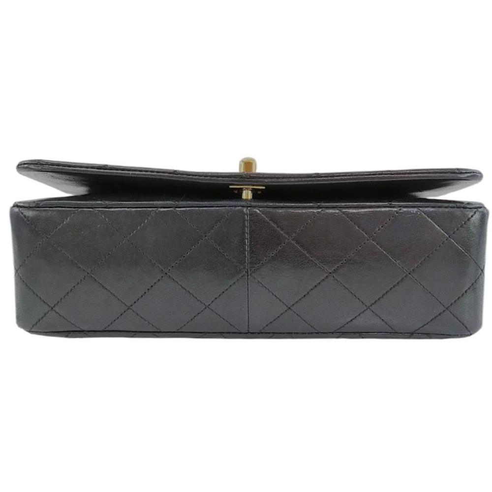 ❌SOLD❌ Chanel Vintage Black Classic Full Flap Bag Medium - Picture 4 of 9